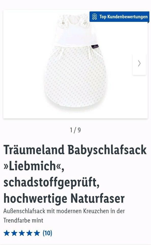 Träumeland Schlafsack Gr. 56/62 in Ellefeld