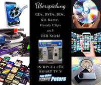 Private Cds, DVDs, Blurays, SD-Karte oder Handy Clips auf USB! Rheinland-Pfalz - Boppard Vorschau