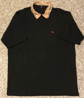 Burberry London - Poloshirt - Schwarz - Musterkragen - Größe L Berlin - Köpenick Vorschau