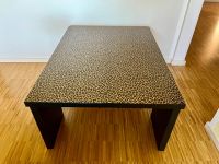 Tisch Unikat Handgefertigt Wohnzimmertisch schwarz/leoprint Hessen - Nentershausen Vorschau