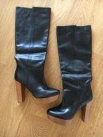 Sexy Schwarze ZARA Lederstiefel NEU 1x anprobiert Gr. 39 Düsseldorf - Flingern Nord Vorschau