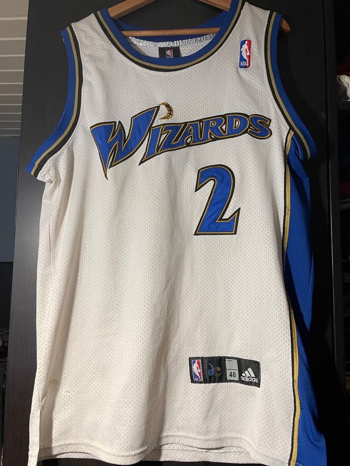 Washington Wizards NBA Basketball Trikot Nr. 2 Wall Gr. 48 Adidas in Xanten