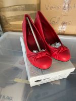 Damen Absatz Schuhe Größe 41 rot Hessen - Erlensee Vorschau