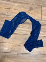 Süßes Crop Top mit Fischnetz / Netz / Löcher destroyed in blau Bayern - Frensdorf Vorschau