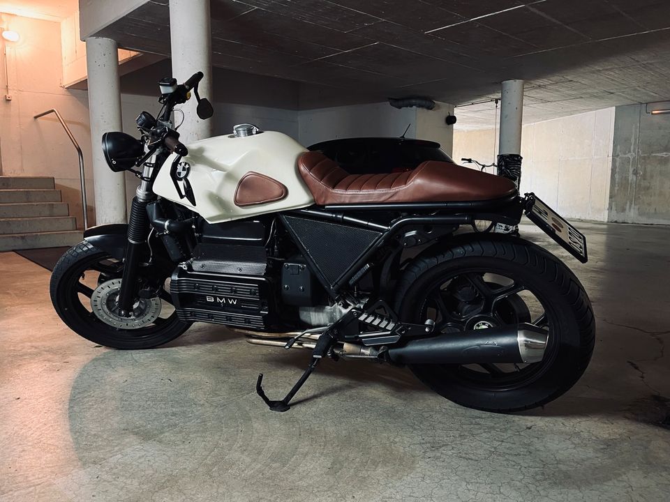 Schöner BMW K100 Coffeeracer in Konstanz