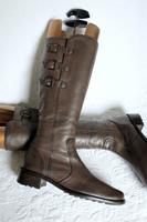 PAUL GREEN hochwertige Langschaft Stiefel Gr.4 - 37 Leder Taupe Hessen - Weilburg Vorschau