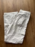 Hose Wide leg beige M 39 H&M Cargo Jeans Niedersachsen - Glandorf Vorschau