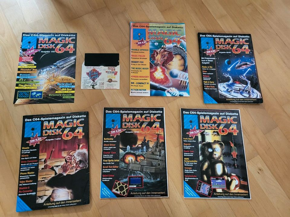 Magic Disk 64, C64 Spiele,  C64 Magazin 1990, 1991, 1992, 1993 in Jever