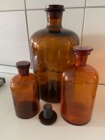 Alte Medizin Flaschen Apotheken braun Glas 3 Stück Nordrhein-Westfalen - Heinsberg Vorschau