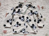 H&M 74 Mickey Mouse Gemusterte Fleecejacke Jacke NEU Bayern - Mainburg Vorschau