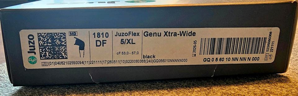 NEU! JuzoFlex Kniebandage 5/XL schwarz in Kirchdorf