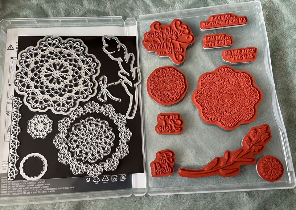 Stampin up Sets stempelst + stanzendet zus. Verschiedene .. in Neusorg