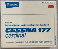 Graupner CESSNA 177 cardinal Bausatz Radverkleidung Hessen - Frankenberg (Eder) Vorschau