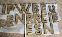 Alte Buchstaben Holz aus Fabrikanlage Top-Dekoration Niedersachsen - Beesten Vorschau