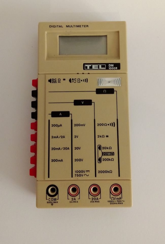 TEL DM 1000B Digital Multimeter für Gleich-/Wechselströme um 1977 in Hamburg