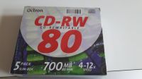 NEU! Octron CD-RW 700 MB 80 Min.4-12 x Speed 5 Stück Slim-Box Bayern - Deuerling Vorschau