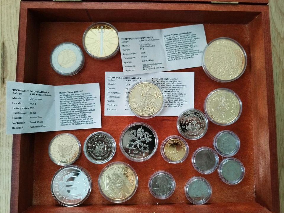 Münz Sammlung / Münzen Konvolut / Medaillen in Freiberg