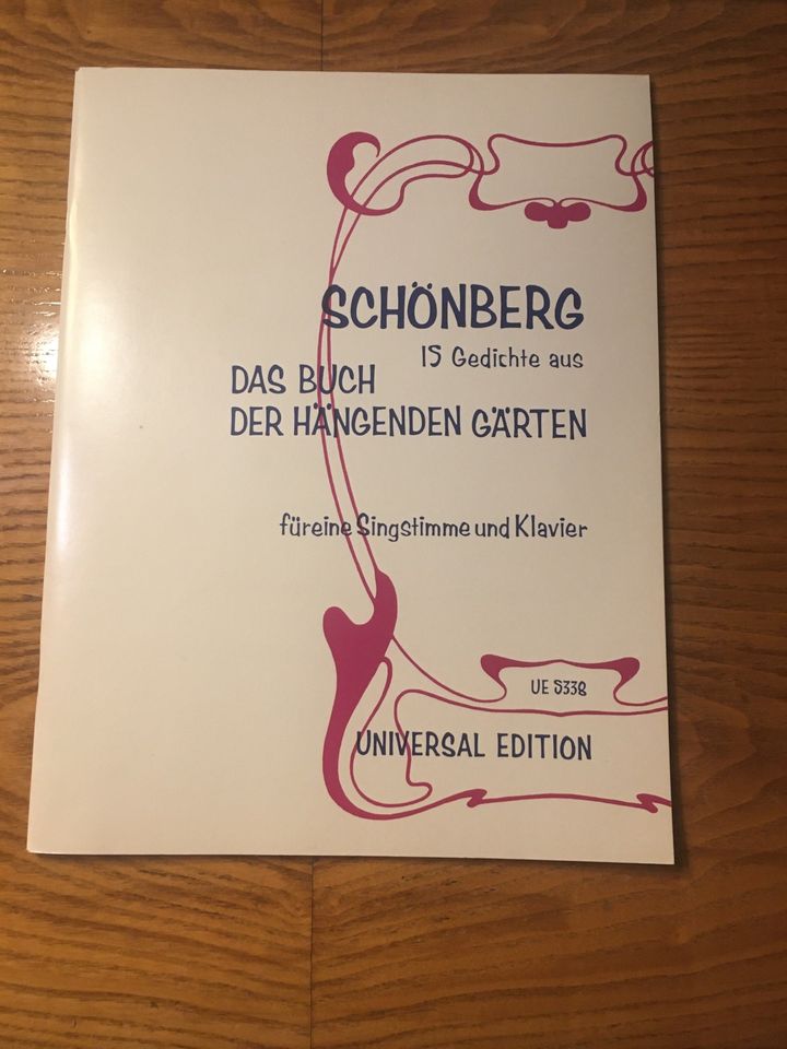 Schönberg Das Buch der hängenden Gärten NEU in Detmold