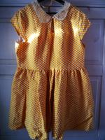 Kleid Spitze gelb weiß Punkte dots retro Vintage 50s 46 XL XXL Niedersachsen - Isernhagen Vorschau