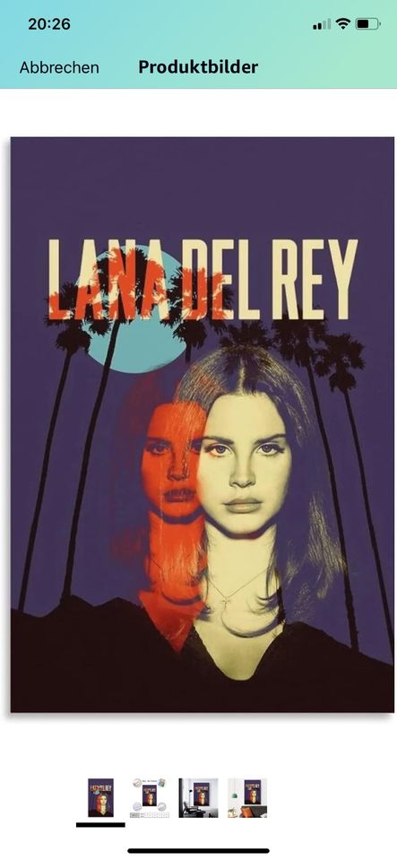 Lana Del Rey poster in Wabern