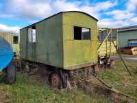 Anhänger auflaufgebremst, Leutewagen Tinihaus, Bauwagen Mecklenburg-Vorpommern - Strasburg  Vorschau