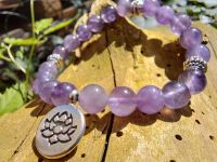 Mala/Armband Amethyst elastisch mit Lotus Berlin - Spandau Vorschau