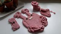 Strampler,Romper,Fotoschooting,Strickschuhe Nordrhein-Westfalen - Oberhausen Vorschau