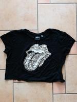 the Rolling Stones Band shirt Pailletten cropped Größe 36 Frankfurt am Main - Nieder-Eschbach Vorschau