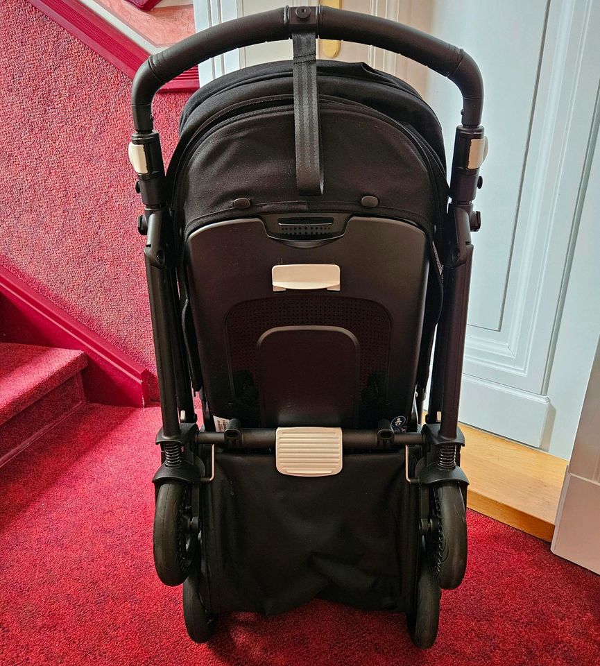 Bugaboo Bee 6 all black schwarz complete Kinderwagen Karre Bee⁶ in Bentzin