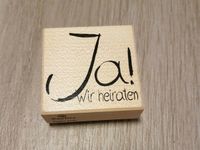 Stempel/ Holzstempel Ja! Wir heiraten Baden-Württemberg - Künzelsau Vorschau