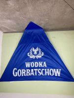 XL Gorbatschow Vodka Trapez Banner 300x300 Flagge Fahne Spanntuch Baden-Württemberg - Pforzheim Vorschau