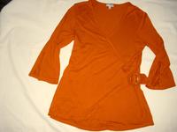 Vintage Shirt von HEINE in Wickeloptik m.Schließe Gr.40 in Orange Nordrhein-Westfalen - Werne Vorschau