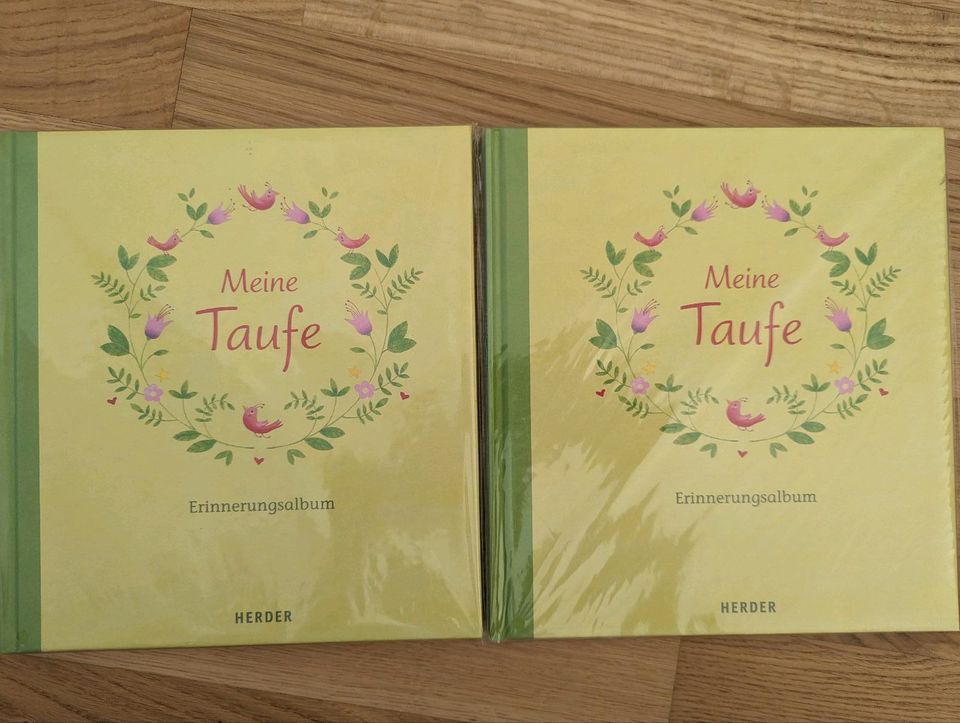 2 Erinnerungsbücher Meine Taufe für Zwillinge in München