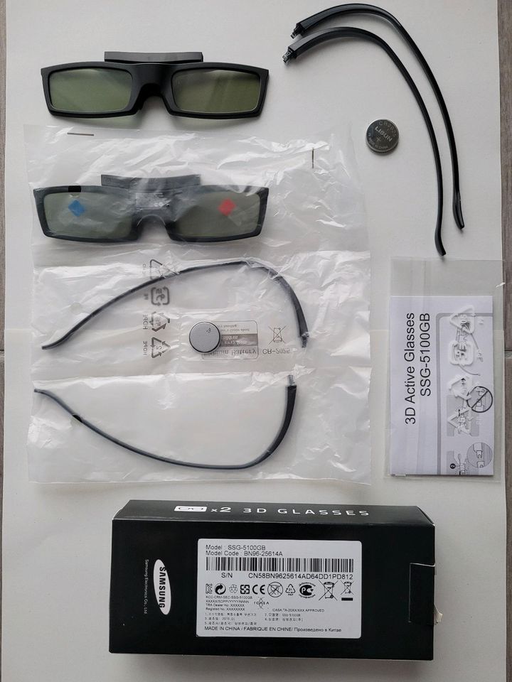 Samsung SSG-5100GB 3D Brillen 2 Stück 3D Glasses in Zell unter Aichelberg