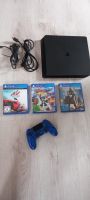 Playstation 4 PS4 + Kabel + Spiele + Controller (Slim Rennspiel) Thüringen - Erfurt Vorschau