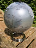 Exerz Globus Globe Silber metallic ca 30cm Nickelständer Nordrhein-Westfalen - Gütersloh Vorschau