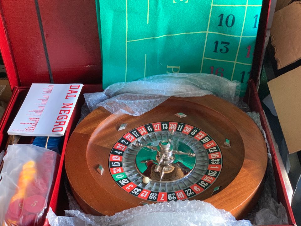 Roulette Set Roulettekessel Zubehör kaufen Tücher Casino in Duisburg