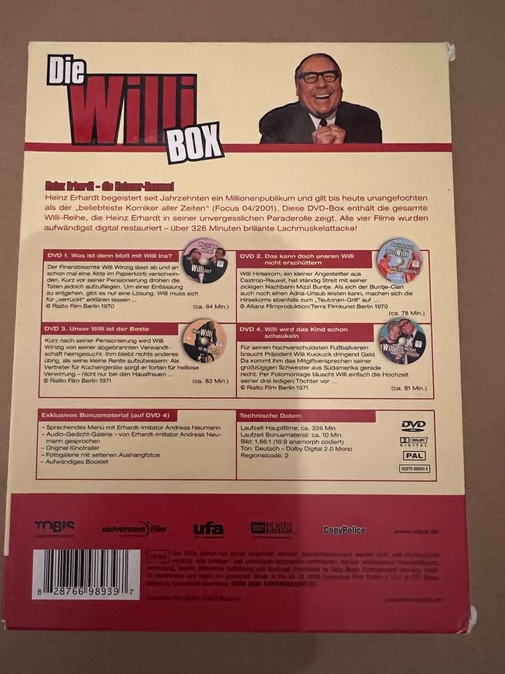 Die Willie Box - Heinz Erhardt 4 DVD in Hamburg
