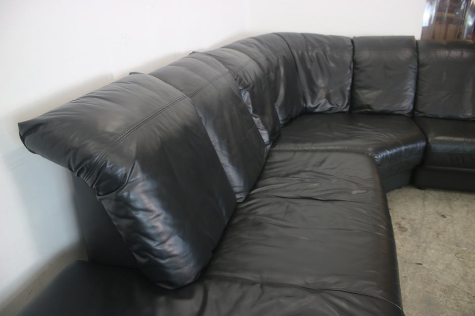 Rolf Benz Modell AK 345 Eckcouch Designer Sofa Schwarz Leder in Berlin