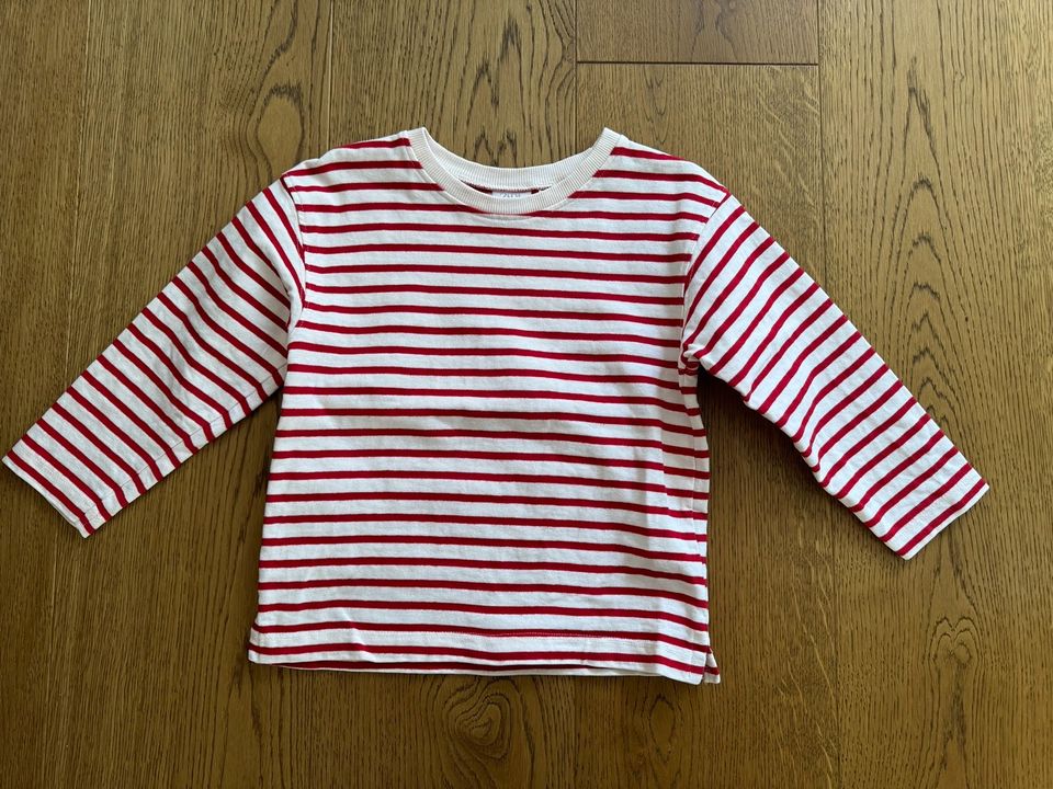 Zara Shirt Streifen weiß rot Gr. 110 in Berlin