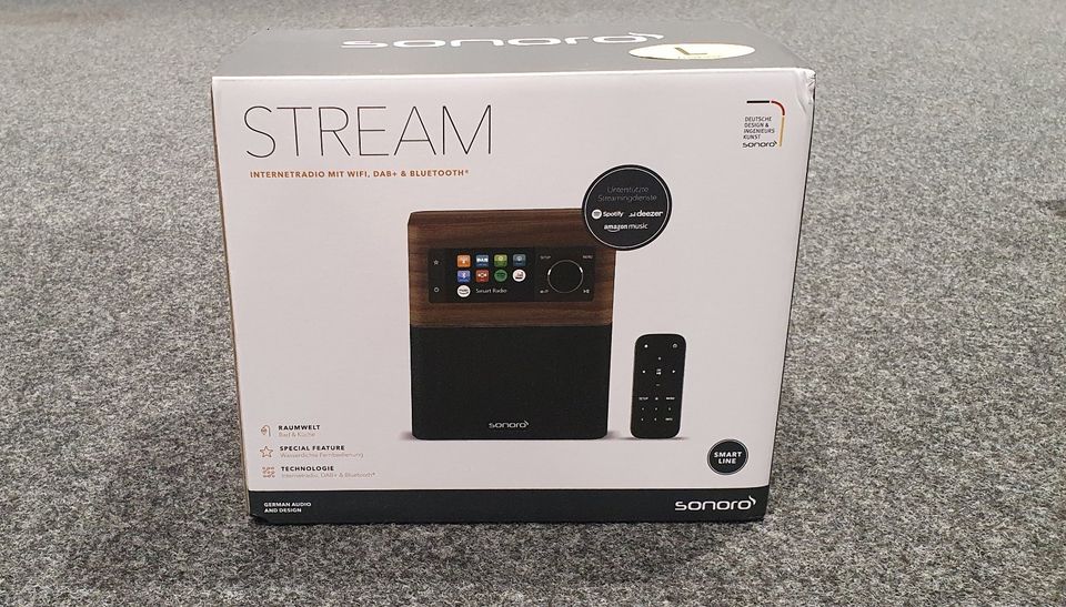 sonoro STREAM ahorn silber DAB+ Internetradio Spritzwassergeschüt in Papenburg