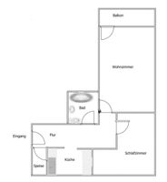 Geschmackvolle 2-Zimmer-EG-Wohnung,54 m², mit Balkon, Einbauküche Bayern - Regensburg Vorschau