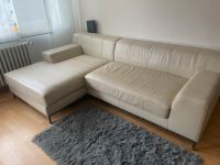 Ledersofa in beige Frankfurt am Main - Innenstadt Vorschau