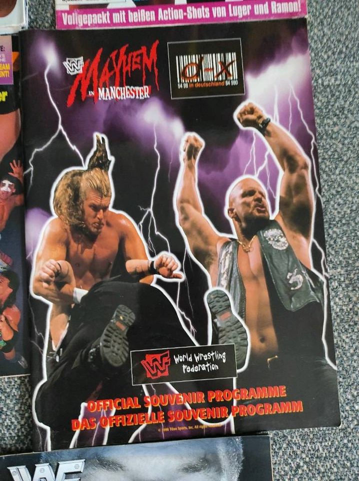 WWE WCW WWF Magazine Wrestling Poster Bret Hart in Hennef (Sieg)