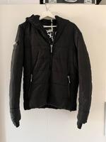 Schwarze superdry Winterjacke Bayern - Würzburg Vorschau