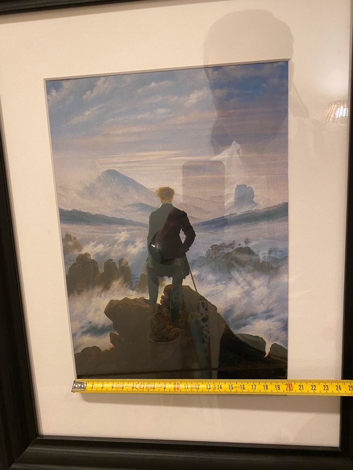 Bild „Wanderer über dem Nebelmeer“ Caspar David Friedrich in Hamburg