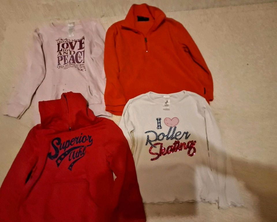 Sweatshirts Unterhemden Jacke Weste Kleid Sweatjacke 110/116 in Schwanstetten