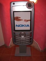 Nokia Handy Aufsteller 150 cm Werbung Reklame Mobiltelefon Baden-Württemberg - Offenburg Vorschau