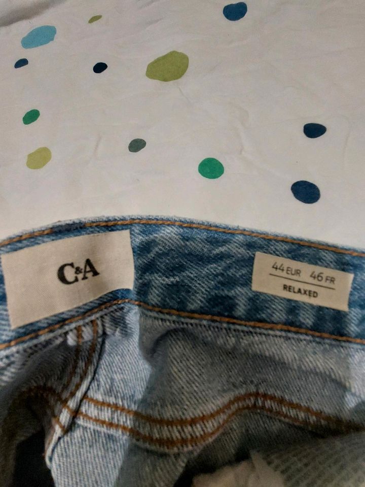 Jeans Wide Leg von C&A Größe 44 in Velen