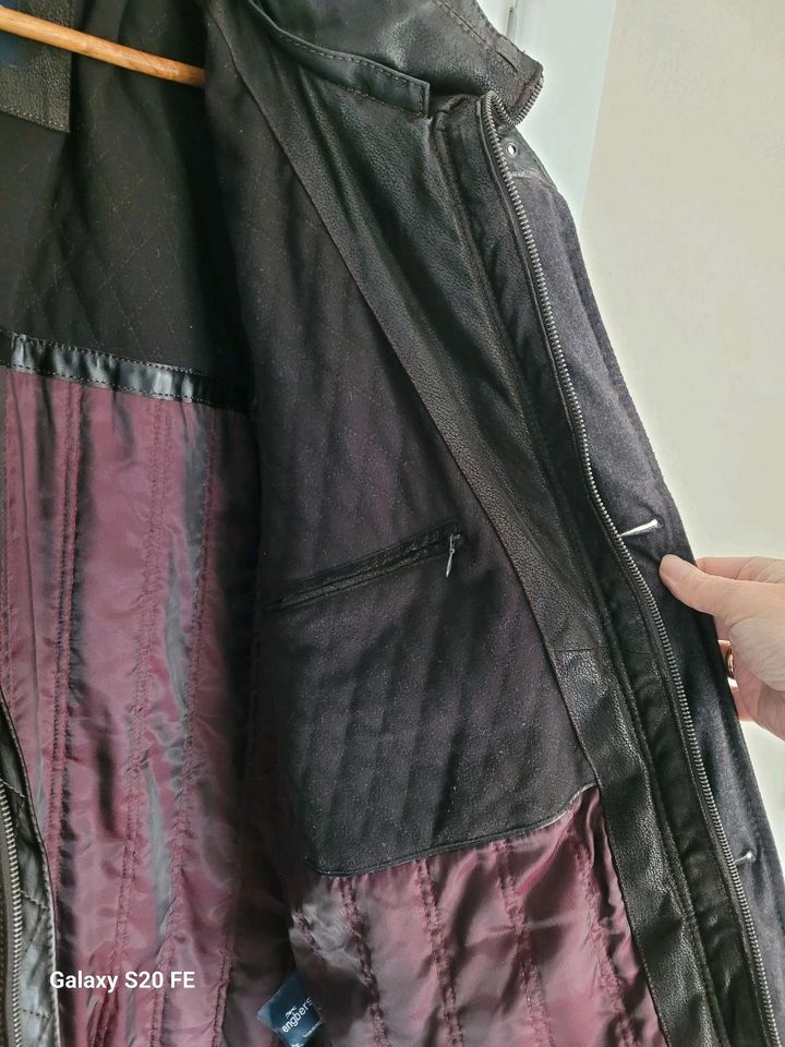 Herren Lederjacke Braun Echtleder 4XL Größe 60 in Süderlügum